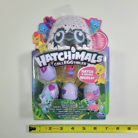 Hatchimals Season 1 Colleggtibles | 4 Pack + Bonus (4 in-Egg and 1 Out-of-Egg) - Picture 6 of 6